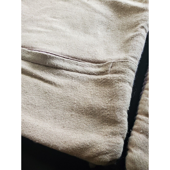 2x Hadley Wool Blend Throw Purple Pillow Covers Chevron w/Wear & Flaws - Picture 6 of 11